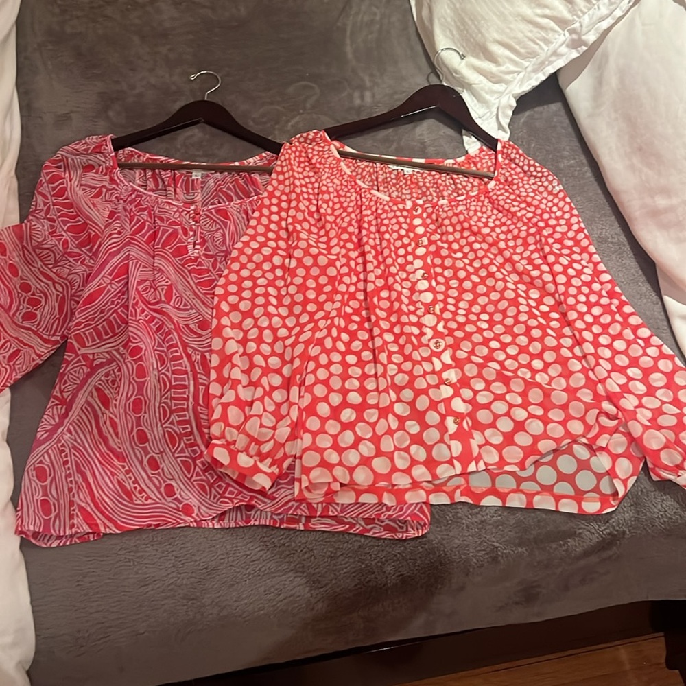 Trina Turk sheer tops